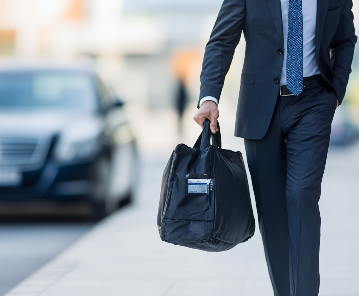 Traveler Assisted with Luggage by Chaffeur