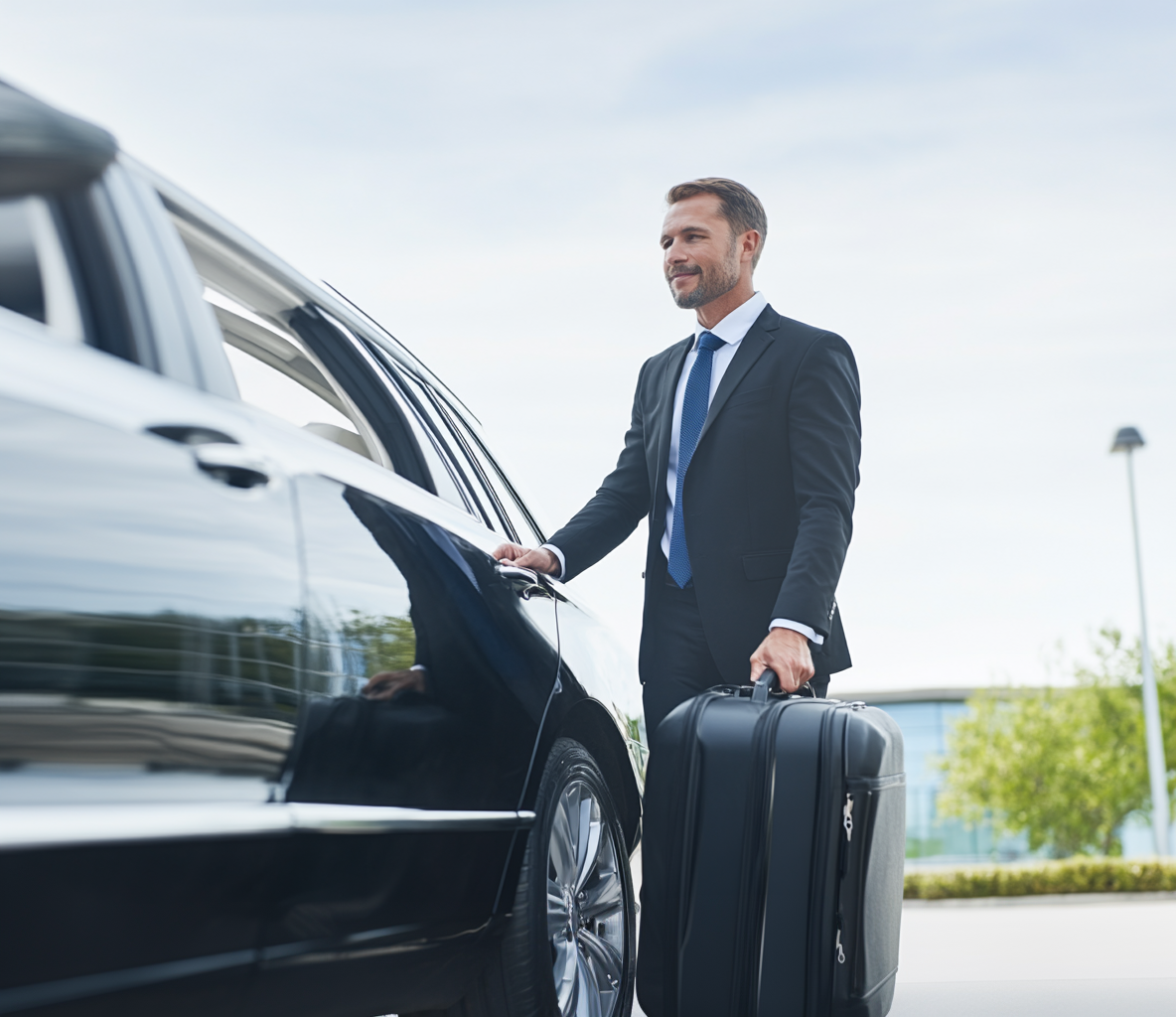 Passenger Entering Vehicle